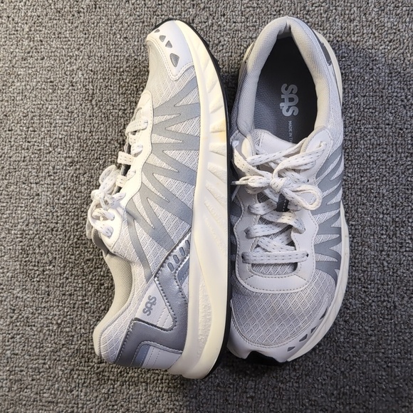 SAS Tempo Lace Up Sneakers Shoes Size 9.0M in Gray/White - Made in The USA - Picture 7 of 10